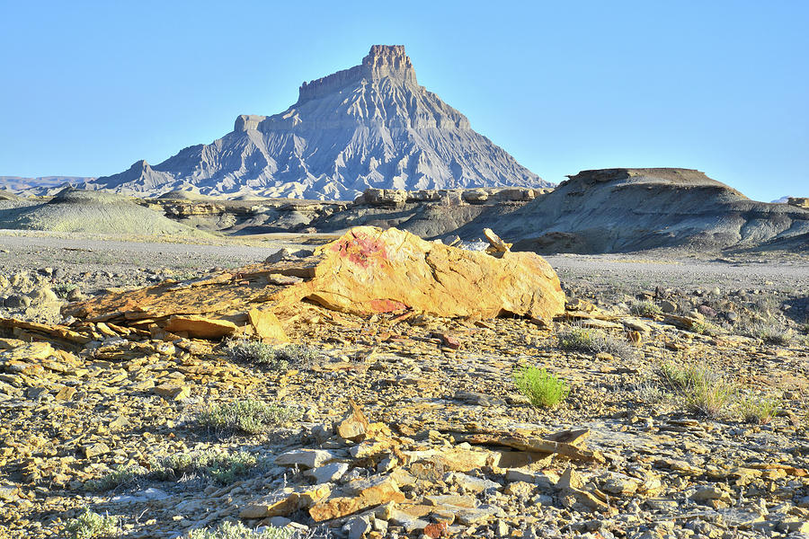 Factory Butte Gold Bar Photograph by Ray Mathis