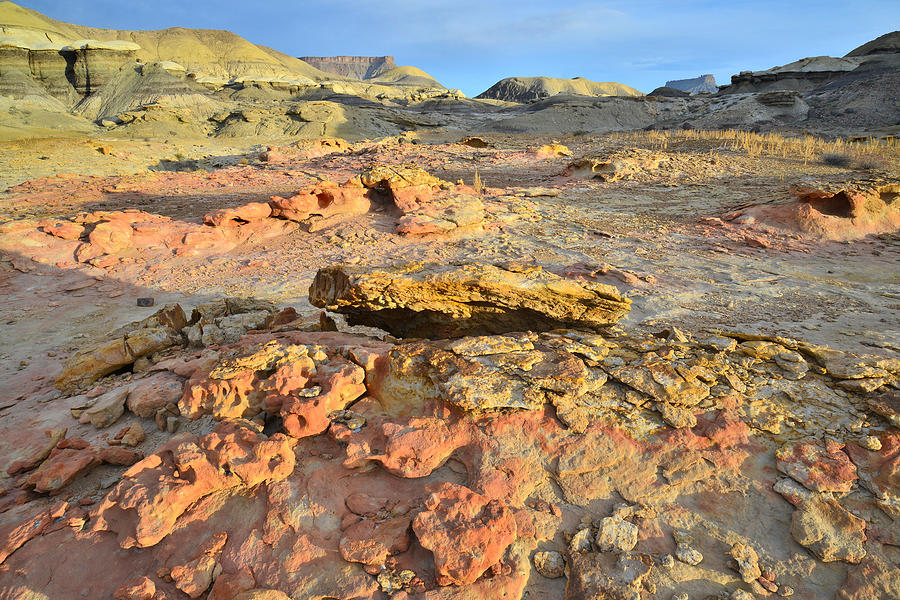 Factory Butte Rock Garden Photograph by Ray Mathis