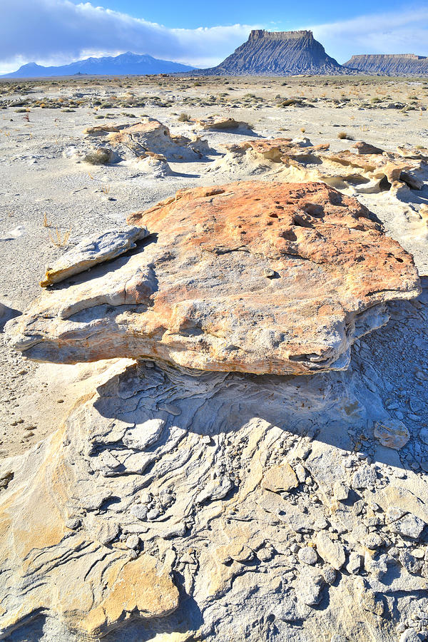 Factory Butte Sandstone Table Photograph by Ray Mathis