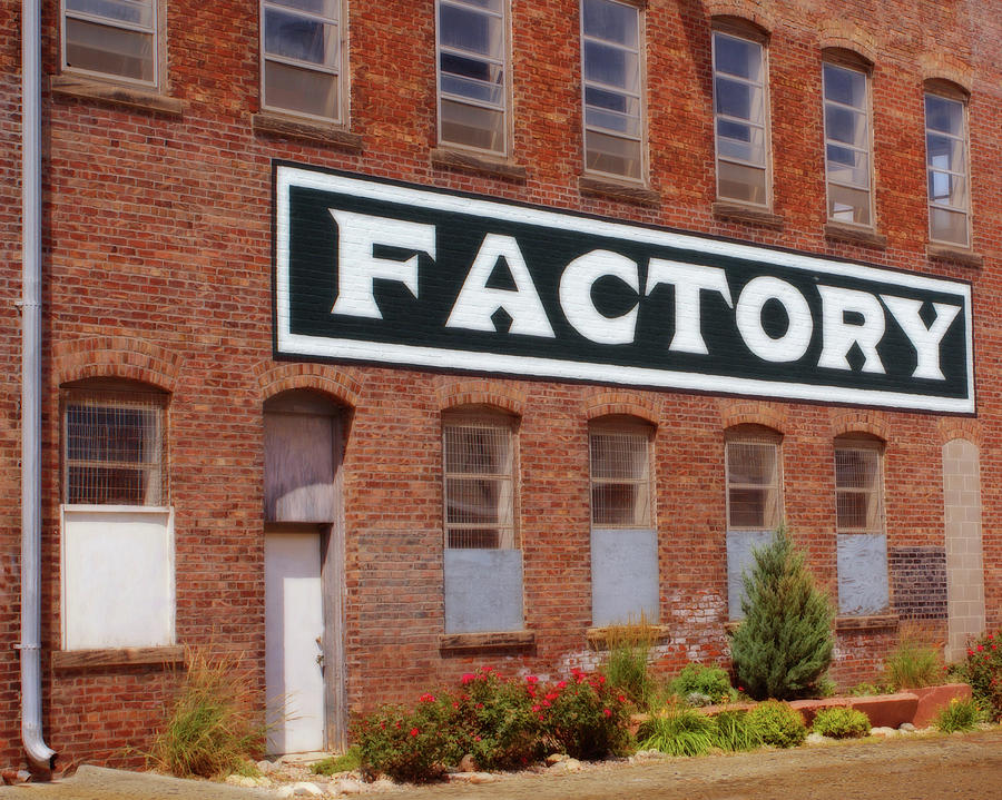 Architecture Photograph - Factory by Nikolyn McDonald
