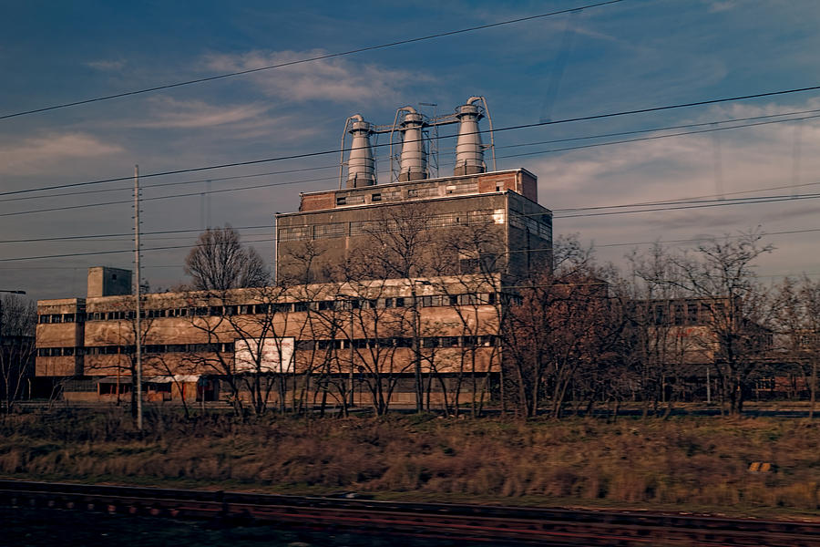 Factory Outside Budapest Photograph by Adam Rainoff