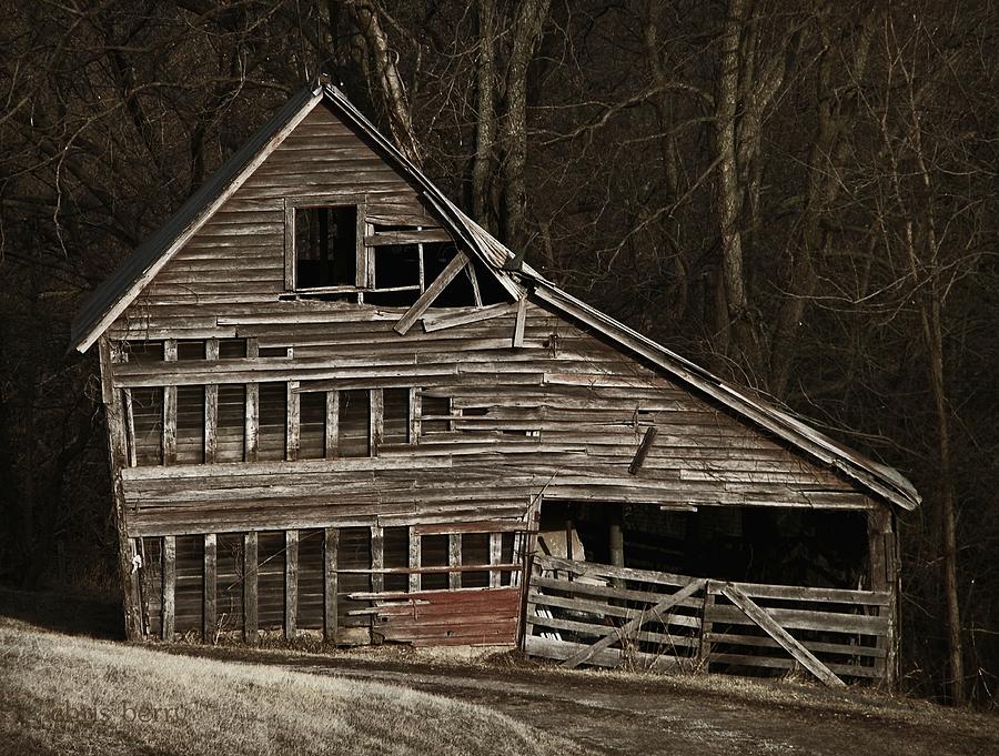 Faded Barn Photograph by Chris Berry