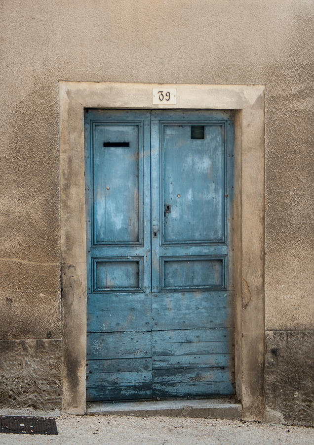 Faded Blue Door Photograph by Georgia Clare