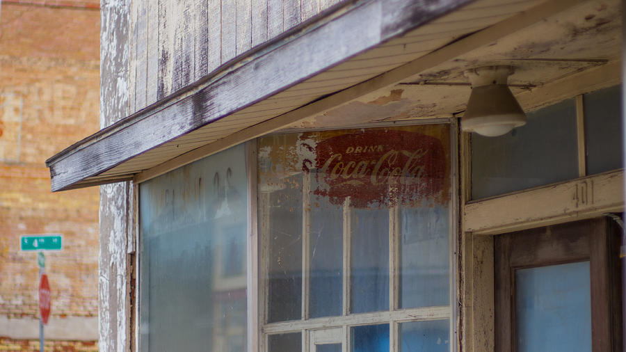 Faded Coca-cola sign 2 #VanishingTexas storefront Rosebud Photograph by ...