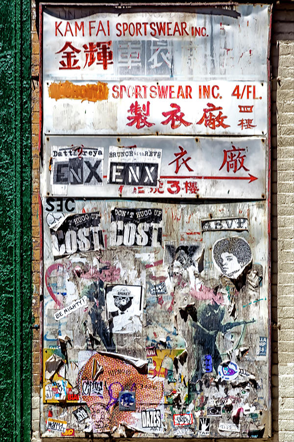 Faded Signs Chinatown NYC Photograph by Robert Ullmann
