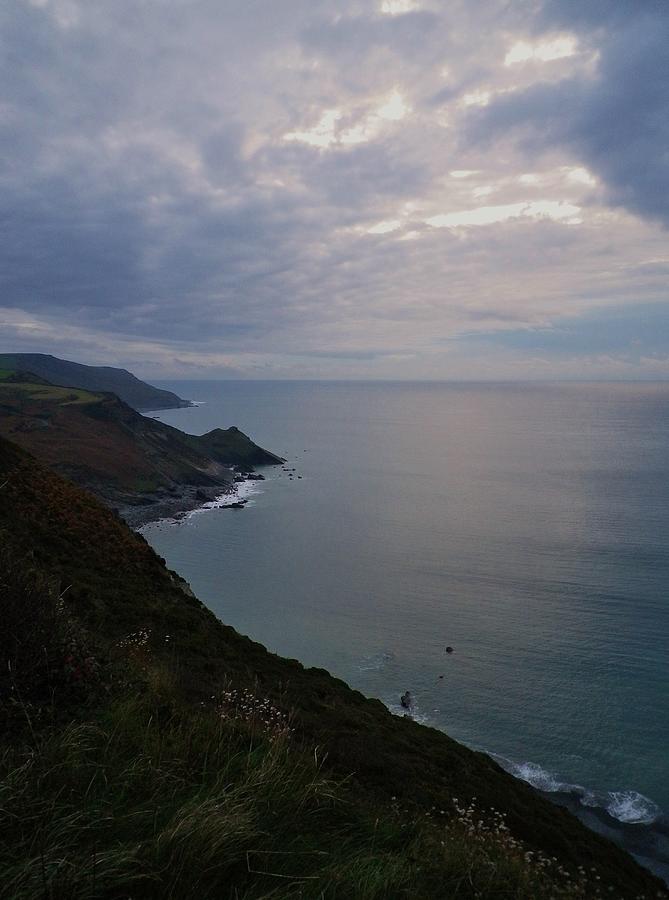Fading Light At Millook Haven Photograph by Richard Brookes