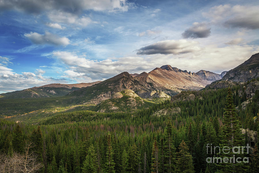 Fading Light in The Rocky Mountains Photograph by Michael Ver Sprill