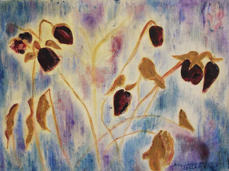 Flower Painting - Fading Love by Suzanne  Marie Leclair