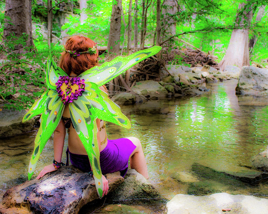 Faerie Photograph by Patrick Cinnamon Warren - Fine Art America