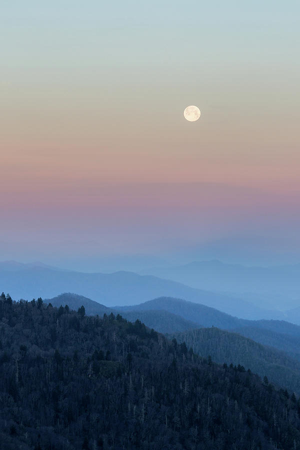 Mountain Photograph - Fair as the Moon by Paul Malcolm