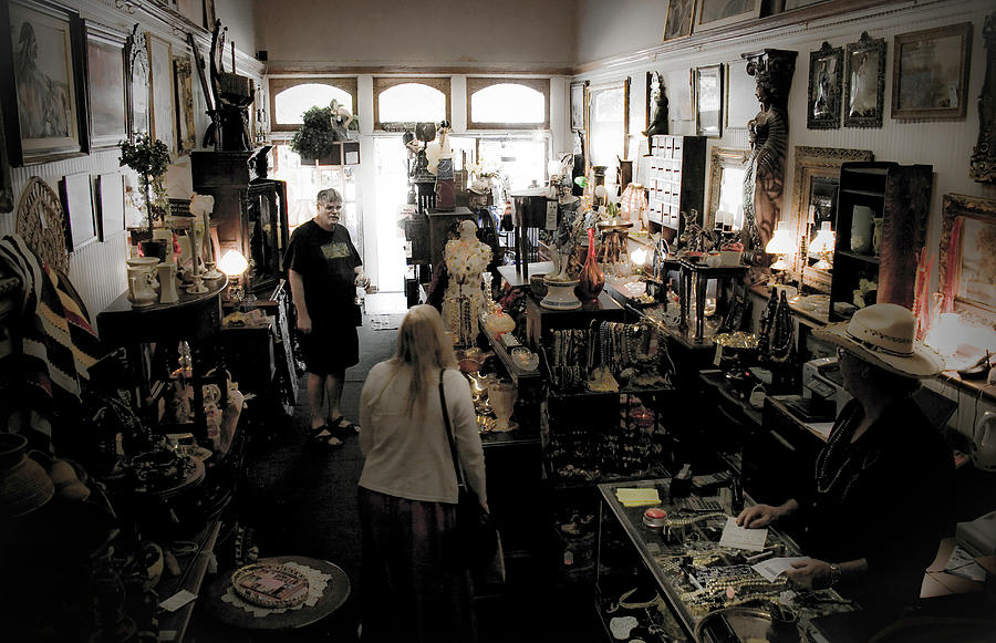 Fair Oaks Antique Shop Photograph by Lee Santa