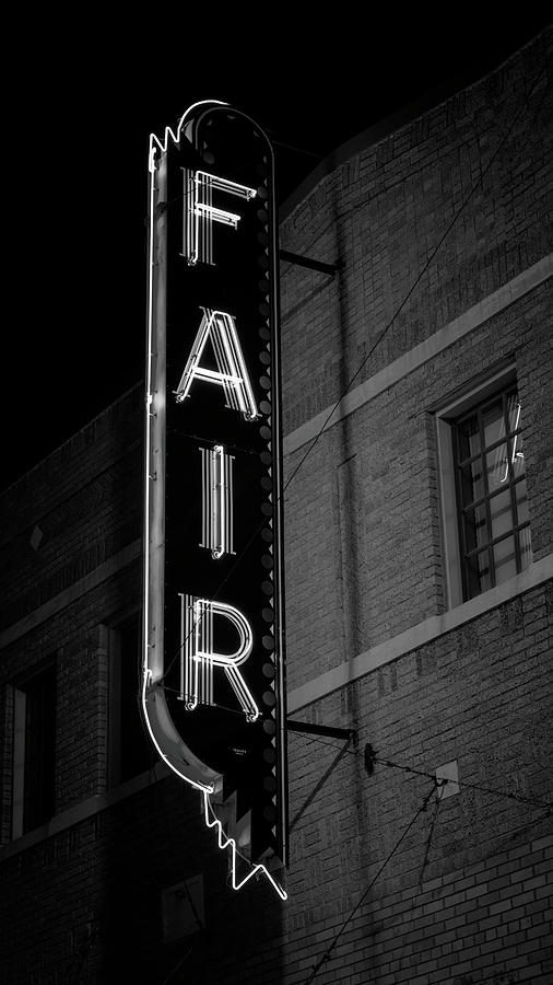 Fair Theatre - Plainview Texas Photograph by Stephen Stookey