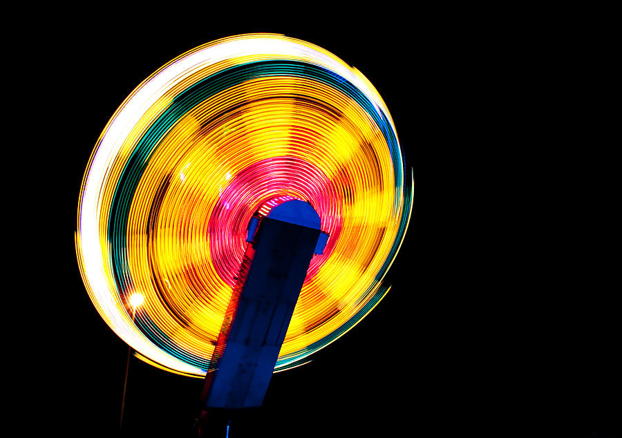 Fairground Abstract iv Photograph by Helen Jackson