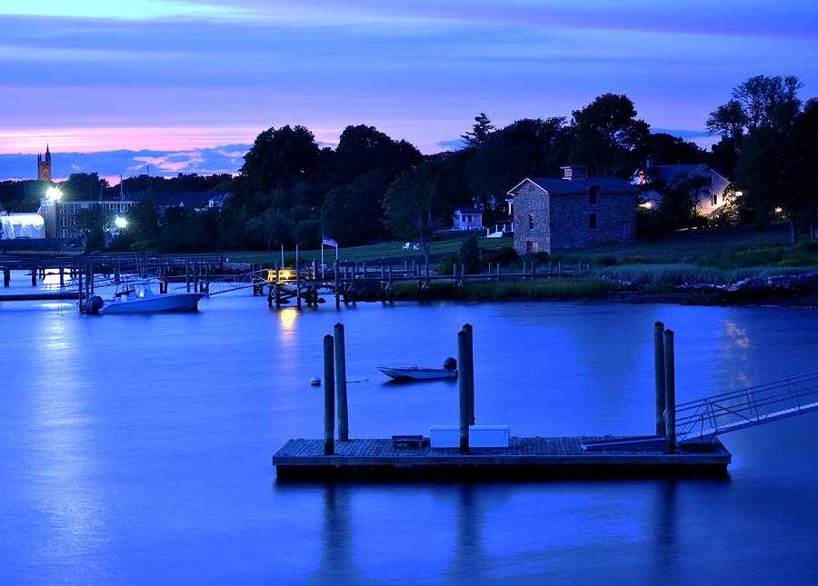 Summer Photograph - Fairhaven under the moon by Troy DeTerra