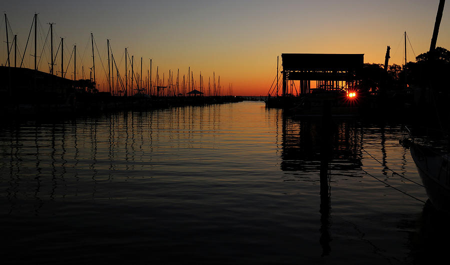 Fairhope Alabama Sunset Photograph by Judy Vincent
