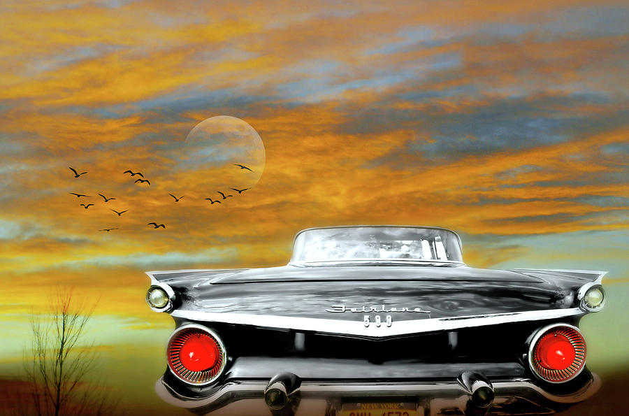 Fairlane in the Desert Sky Photograph by Diana Angstadt