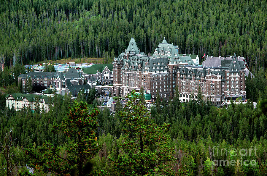 Fairmont Banff Springs - Banff National Park Photograph by Yefim Bam