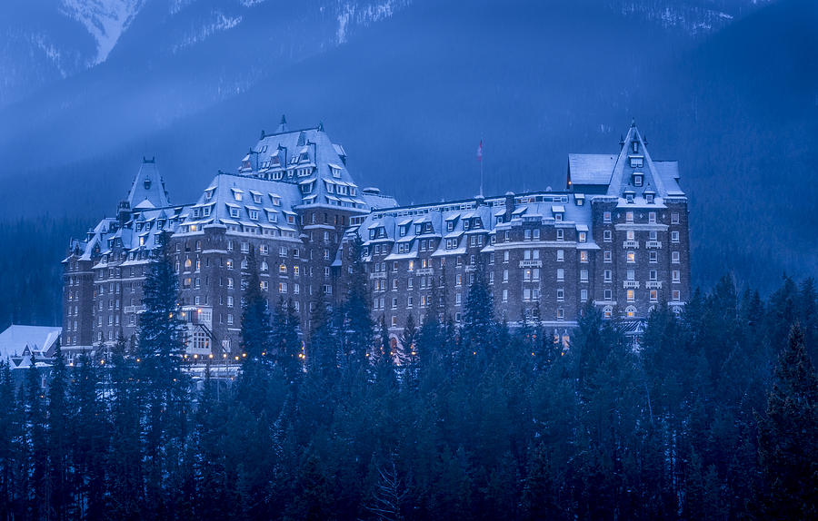 Fairmont Banff Springs Hotel in Banff National Park Photograph by Yves Gagnon