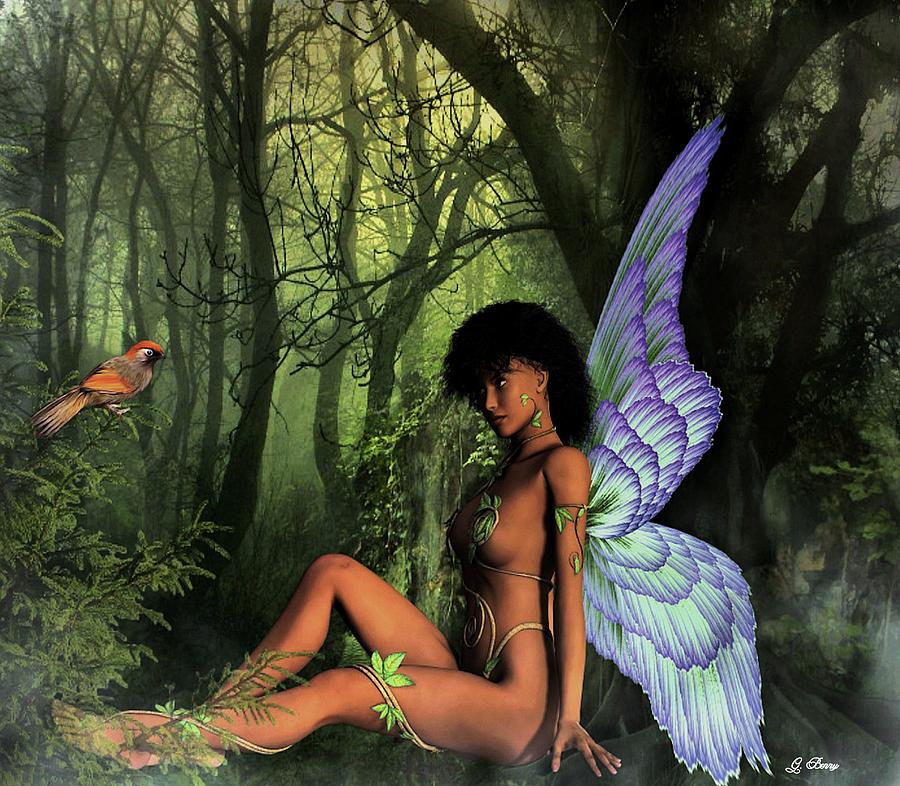 Fairy Photograph - Fairy And The Bird by Gayle Berry