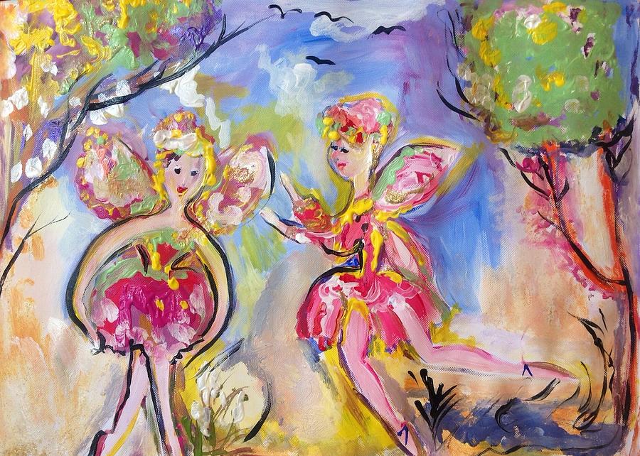 Fairy Combination  Painting by Judith Desrosiers