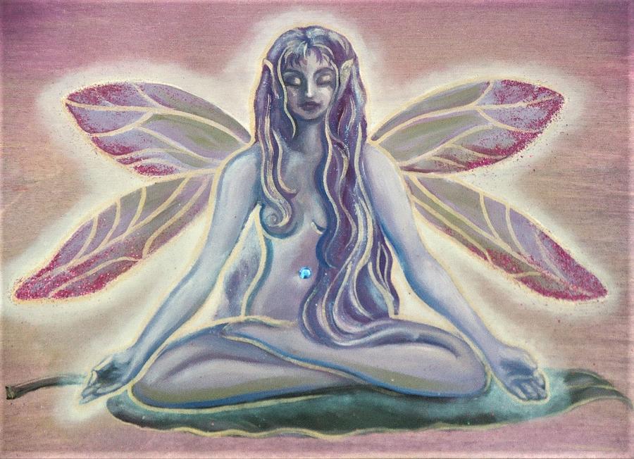 Fairy doing Yoga by Suzn Smith Fairy doing Yoga by Suzn Smith