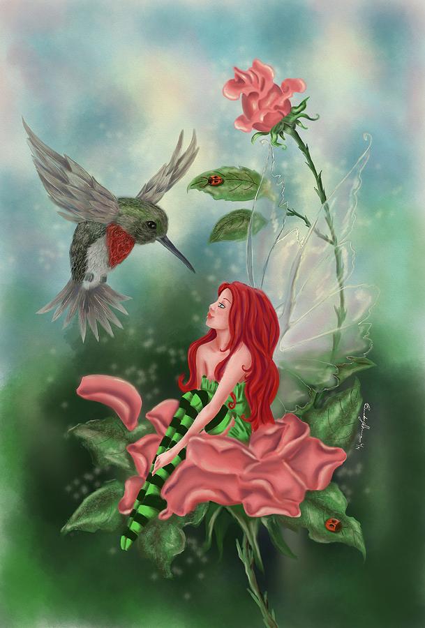Fairy Dust Painting by Becky Herrera