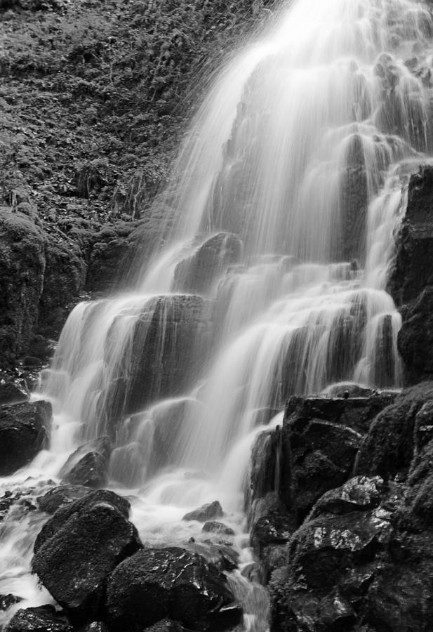 Fairy Falls Black and White Photograph by Sierra Vance - Fine Art America