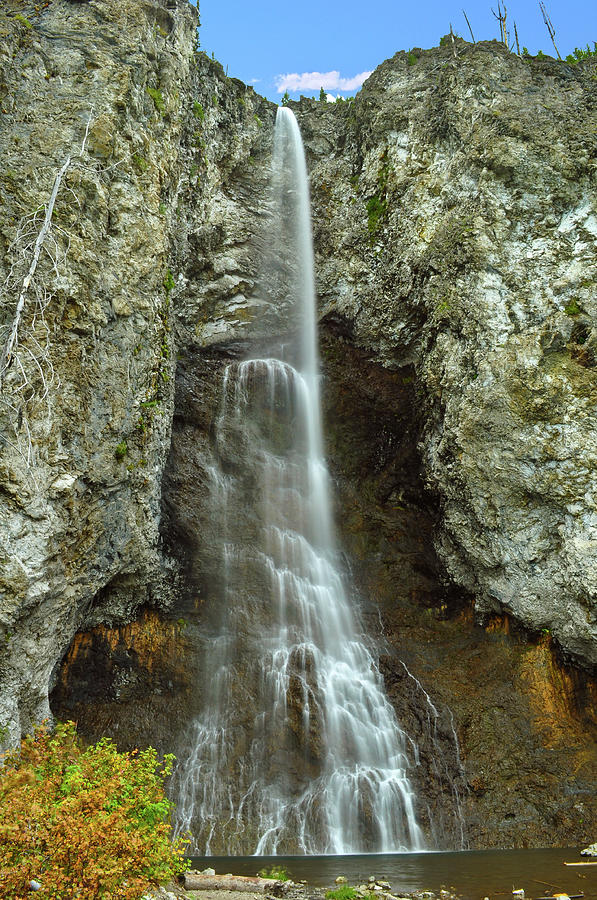 Yellowstone National Park Photograph - Fairy Falls by Greg Norrell