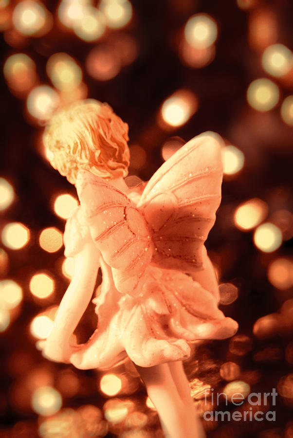 Vintage Photograph - Fairy Figurine #2 by A Cappellari
