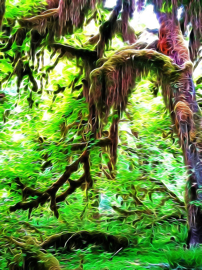 Fairy Forest Digital Art by Kathy Kelly
