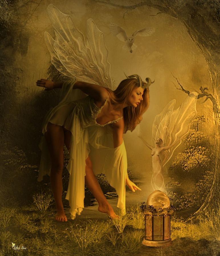 Fairy Glow Digital Art by Ali Oppy