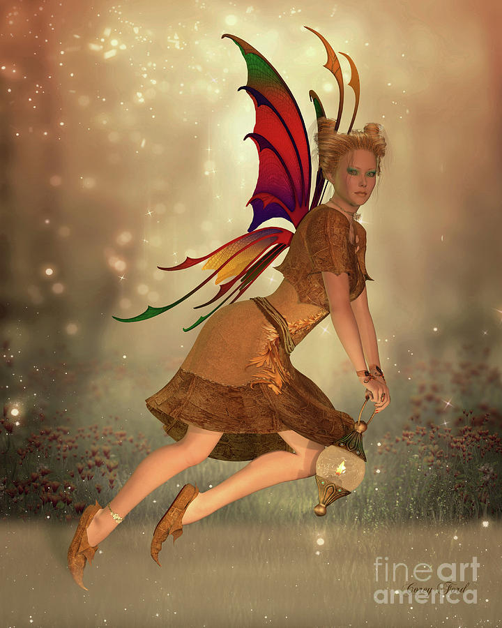 Fairy Isa Digital Art by Corey Ford
