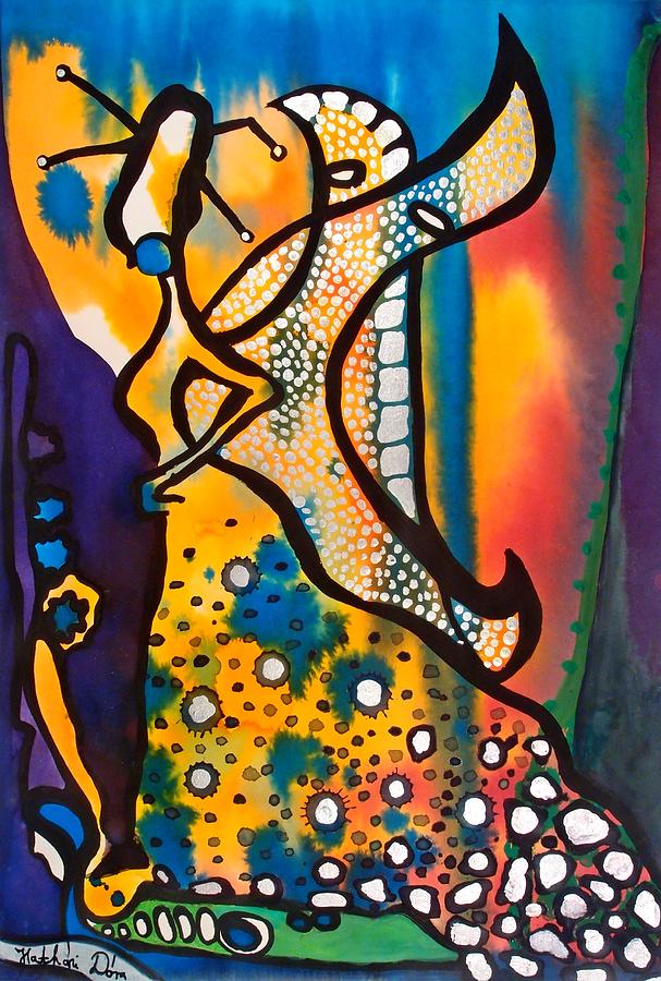 Fairy Queen - Art by Dora Hathazi Mendes Painting by Dora Hathazi Mendes