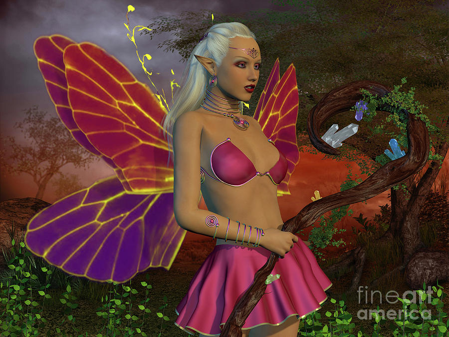 Fairy Raina Digital Art by Corey Ford