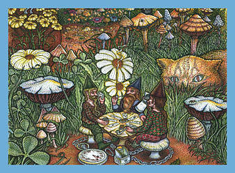 Fairy Ring Drawing by Bill Perkins