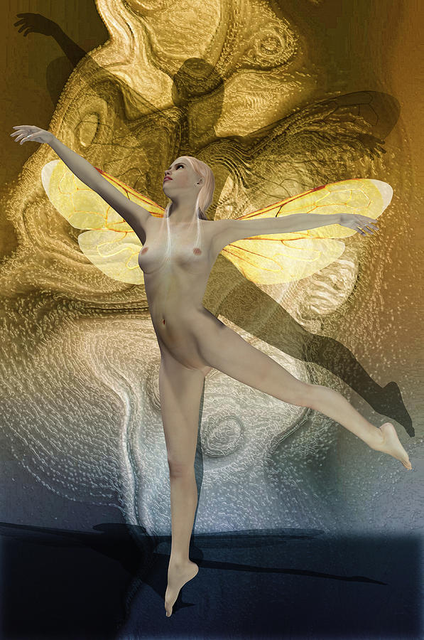 Fairy Digital Art - Fairy Virgin  by Quim Abella