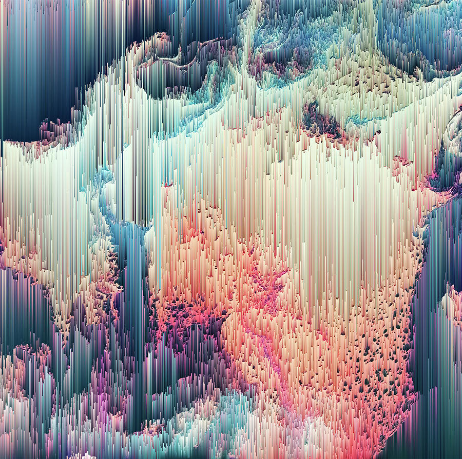 Fairyland - Pixel Art Digital Art by Jennifer Walsh