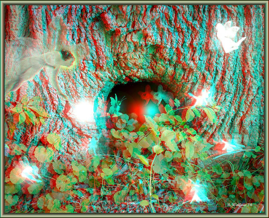 Fairyland - Use Red-Cyan 3D Glasses Photograph by Brian Wallace