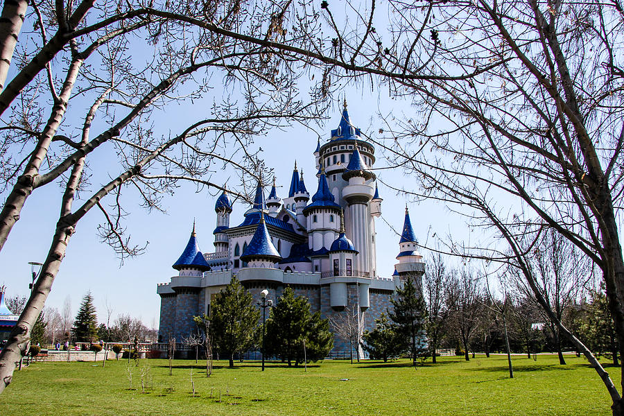 Architecture Photograph - Fairytale castle in Sazova Park, Eskisehir by Freepassenger By Ozzy CG Architecture Photograph - Fairytale castle in Sazova Park, Eskisehir by Freepassenger By Ozzy CG