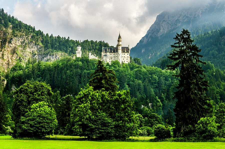 Fairytale Castle Neuschwanstein  Photograph by Wolfgang Stocker