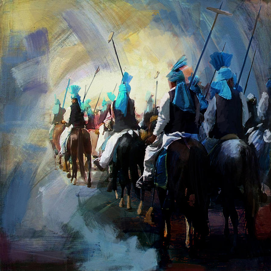 Faisalabad 3 Painting by Maryam Mughal