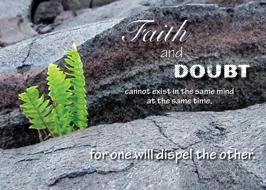 Faith and  Doubt Photograph by Denise Bird