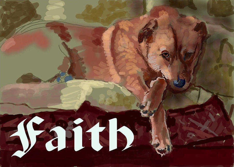 Faith Card Mixed Media by Robert Bissett