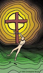 Cross Digital Art - Faith by Christopher Bruzzi Cross Digital Art - Faith by Christopher Bruzzi