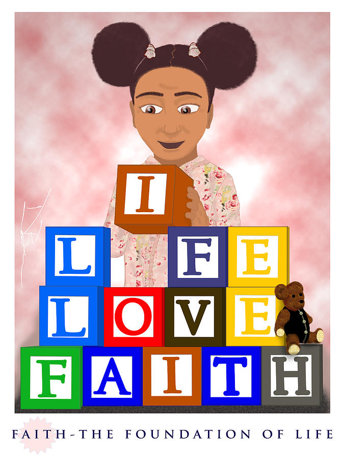Faith Digital Art - Faith by Dion Baker