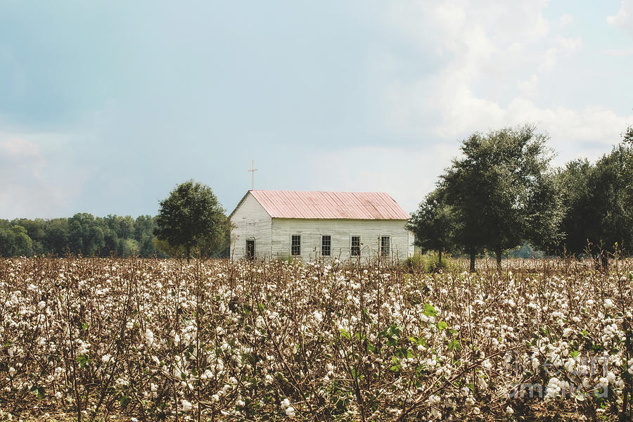Faith in the Middle of the Fields - digital painting Photograph by Scott Pellegrin
