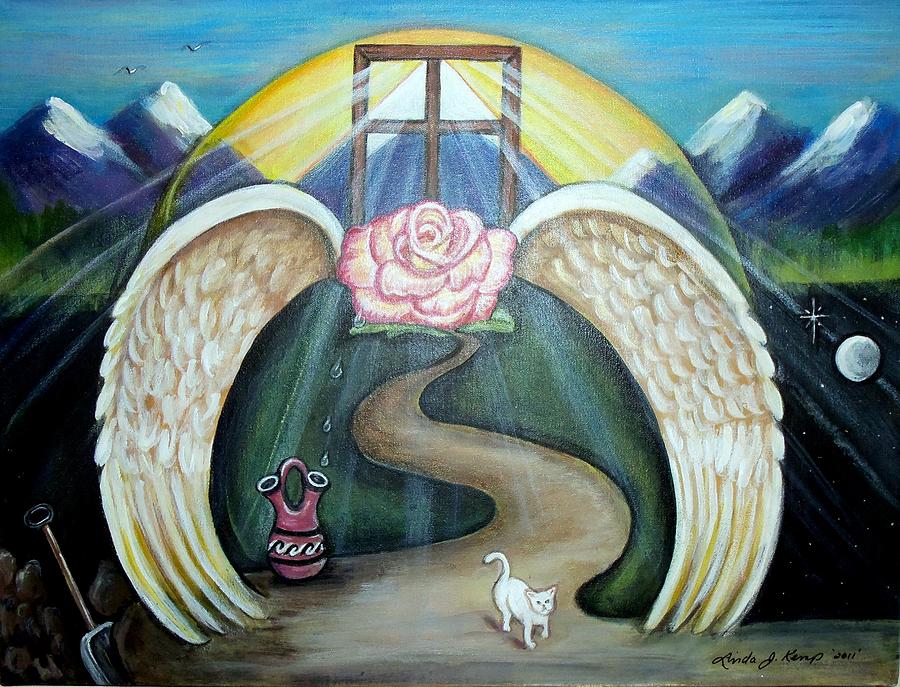 Faith Journey Painting by Linda Nielsen
