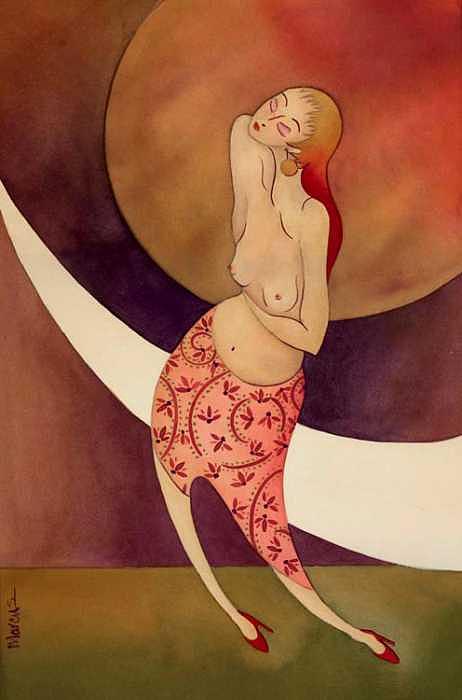 Woman Faith Inspirational Painting - Faith by Leslie Marcus Woman Faith Inspirational Painting - Faith by Leslie Marcus