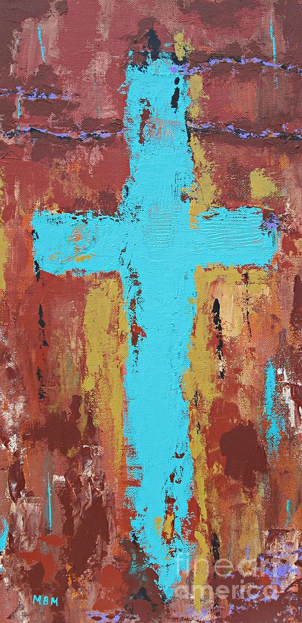 Abstract Painting - Faith by Mary Mirabal