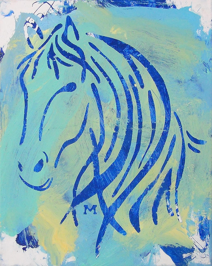 Horse Painting - Faith by Candace Shrope Horse Painting - Faith by Candace Shrope